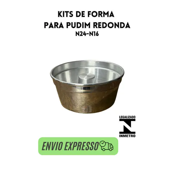 Kit de forma para pudim forma de bolo redonda assadeira de bolo grande pequena formas de bolo vulcão
