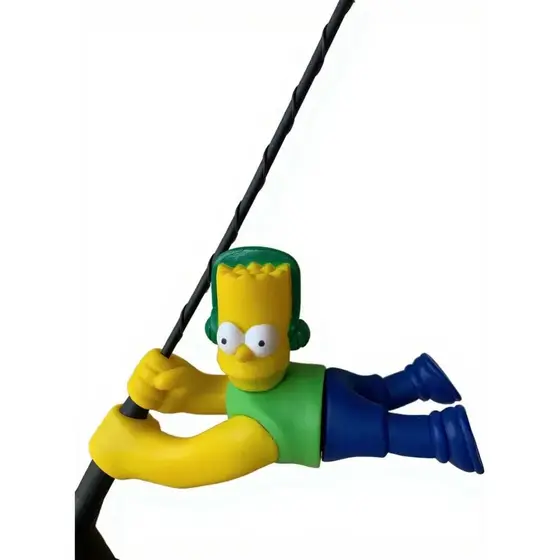 Enfeite Antena Teto Bart Verde Carro Haste Grossa Cartoons