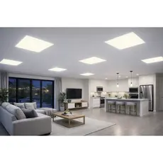 Painel LED Embutir 62x62cm Slim 48W Branco Neutro