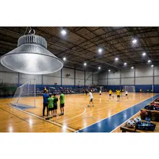 Kit 02 Luminária Galpao Industrial LED 200W High Bay Potente Branco Frio