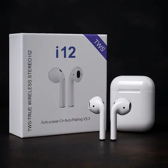 Kit 2x Fone Bluetooth i12 TWS 5.0 – Compatível com Android e iPhone