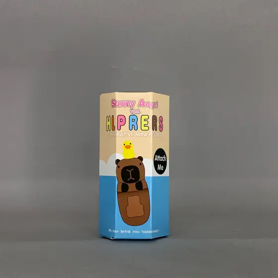 Kit Mini Figures Capivara Hiprers Surpresa Decorativa Cute Colecionável Brinquedo Infantil
