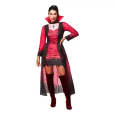 Fantasia Halloween Feminino Adulto Luxo Premium Carnaval