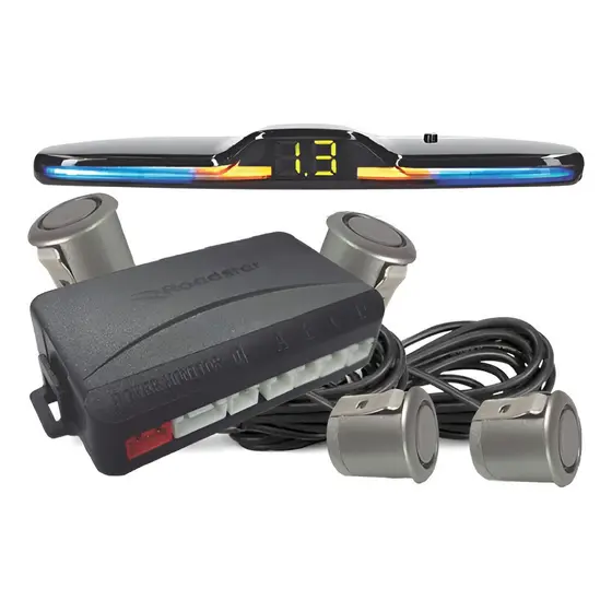 Sensor Estacionamento Sonoro Universal Com Display Premium