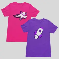 Kit Com 2 Camisetas Infantil Emilly Vick Katlen Os Rosa Camisa Lançamento Novo Elemento Algodão