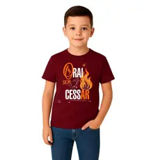 Camiseta infantil evangélica blusa gospel unissex  camisa bíblica infantil