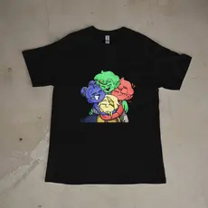 Camisa Infantil e Adulto Lançamento Abraço Coletivo-Edição Especial Mundo Torajo Camiseta Unissex 100% Algodão juvenil