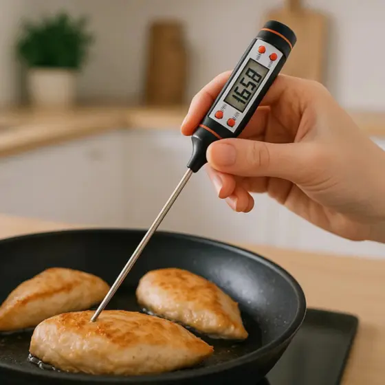 Termômetro Culinário Tipo Espeto Digital De Cozinha