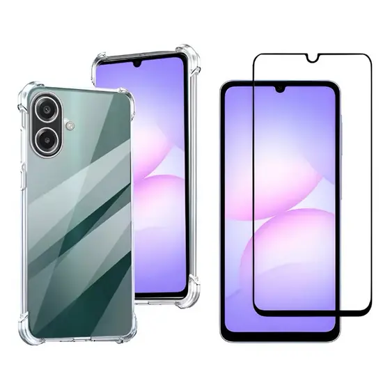Capa Capinha + Película De Vidro 3d Para Samsung Galaxy A07