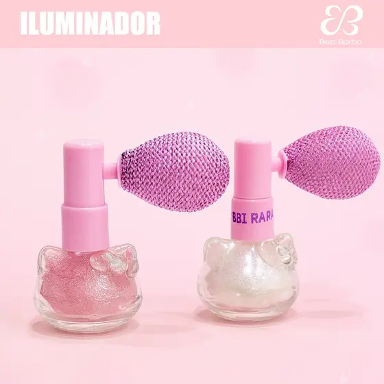 ✨Pó Iluminador Spray Puff Brilho Corporal Paleta de Sombras À Prova d’Água Contorno Maquiagem