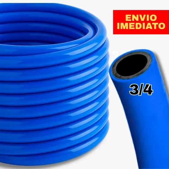 Mangueira 3/4 Alta Vazão Uso em Bomba Poço Lava-Rápido Sítio - ENVIO IMEDIATO