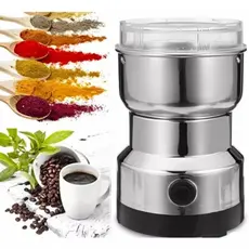 Moedor Triturador De Grãos Café Elétrico 110v Inox Moedor Multifuncional de Café e Especiarias