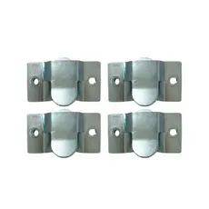 4 Pares Mão Amiga Conectores União Aço Zincado Reforçado para Painéis, Cabeceiras, Sófas