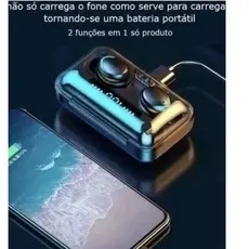 M10 Bluetooth 5.3 Fones de ouvido sem fio TWS estéreo com carregador Power Bank