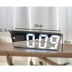 Relógio Digital De Mesa E Parede Led Com Data E Alarme(MO-YM2508)