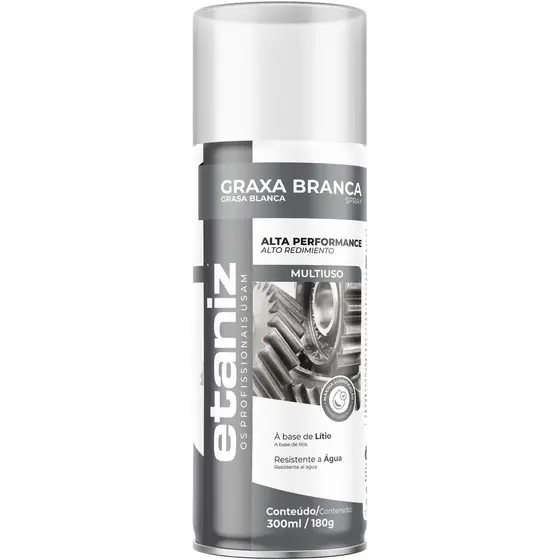 43005 GRAXA DE LITIO BRANCA SPRAY 300ML/180G