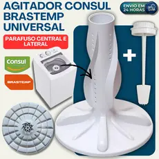AGITADOR BRASTEMP ATIVE CONSUL FACILITE E MARÉ W10754807 EIXO MINI TIRA MANCHAS ÁGUA QUENTE FLORAL