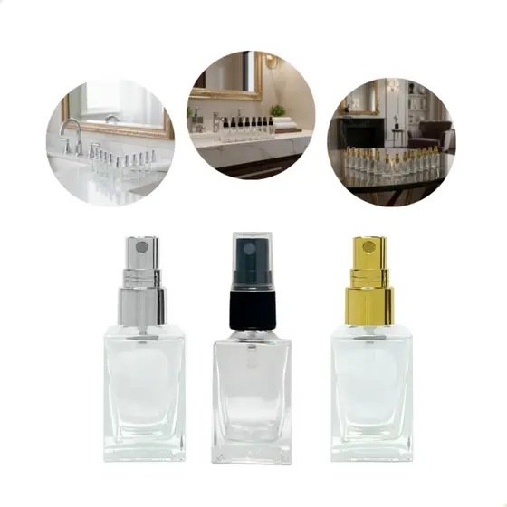 Kit 20 Frascos Cubo 30ml Válvula Spray Luxo