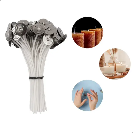 Kit 30 Pavios P/Velas Especiais 15cm- 1,5mm