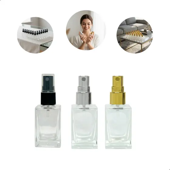Kit 30 Frascos Cubo 30ml Válvula Spray Luxo