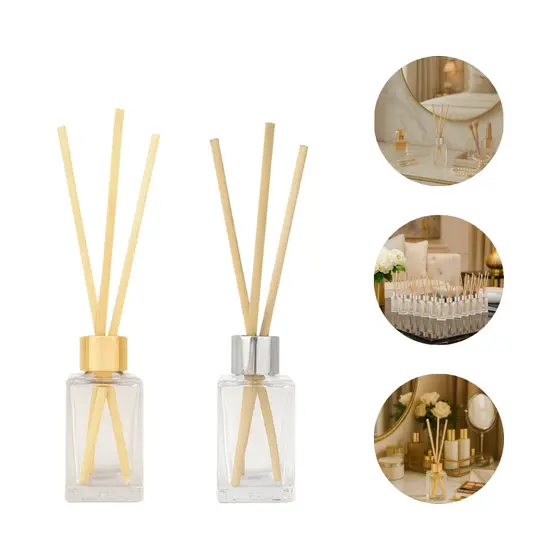 Kit 10 Vidro Aromatizador Cubo 30ml Tampa Luxo