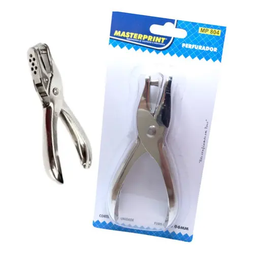 Alicate Furador Perfurador Papel Eva Circulo Scrapbook Metal