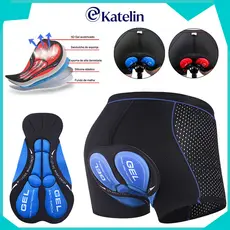 Calça Short Ciclista Com Gel Respirável À Prova De Choque 5d/3d Calções De Ciclismo De Montanha E Estrada
