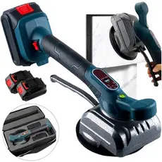 Maquina De Assentar Piso Elétrica Recarregável Com 2 Baterias 21v Linha Premium