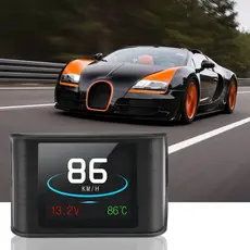P10 Head-Up Display (HUD) Com Conexão OBD2 E Tela LCD Colorida , Monitor De Carro , 9V-16V