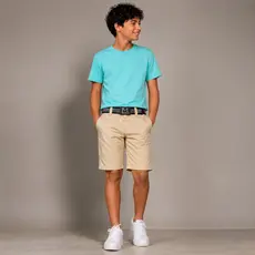 Bermuda Sarja Lycra Regulador Cós Escola Passeios Masculino 10 ao 16