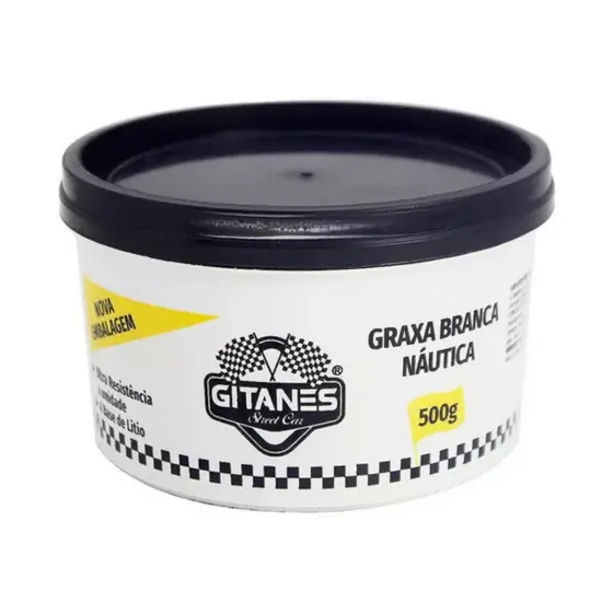 Graxa Branca Náutica 500g Resistente à Umidade Gitanes