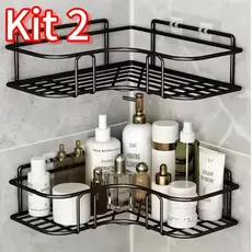 Suporte Para Shampoo Prateleira De Aço Inoxidável Para Banheiro Sem Necessidade De Furar