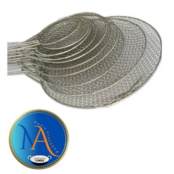 Escumadeiras para Fritura N10 ao N18 tela expandida
