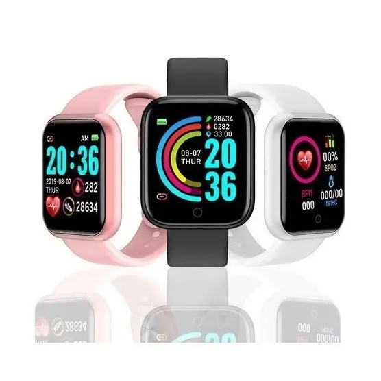 Relogio Smartwatch Smart Bracelet D20/Y68 Plus Relógio inteligente para Android e IOS