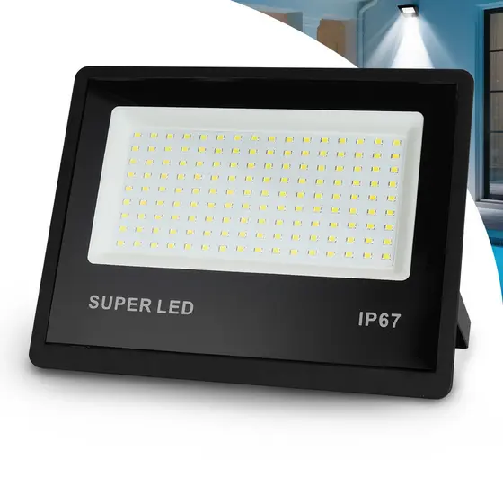 Refletor LED 600W Holofote Bivolt Super Brilhante e Econômico IP66 à Prova d'Água Externas