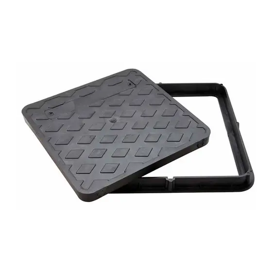 Tampa De Pvc Para Gordura Esgoto Elétrica 40x40 Simples