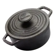 Panela De Ferro Caçarola Neo 1,2l Tampa E Alça De Ferro 16cm