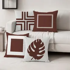 Kit 4 Capas de Almofada Decorativas 45cmx45cm em Oxford