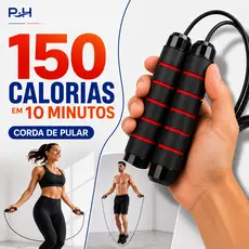 Corda de Pular Profissional Crossfit - 3 Metros - Ajustável + Rolamento 360° + Cabo de Aço + Espuma