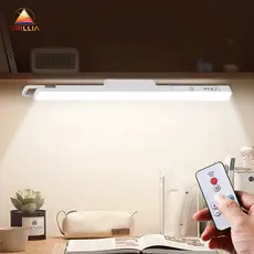 Luminária de Controle Remoto e Base Magnética Toque Recarregável com 3 Temperaturas de Cor prático