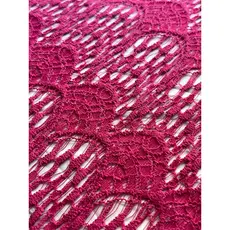 Tecido Renda Guipir 62% Algodão 36% Poliamida 2% Viscose Gripir Floral Ideal para Vestidos, Saias, Detalhes, Aplicações