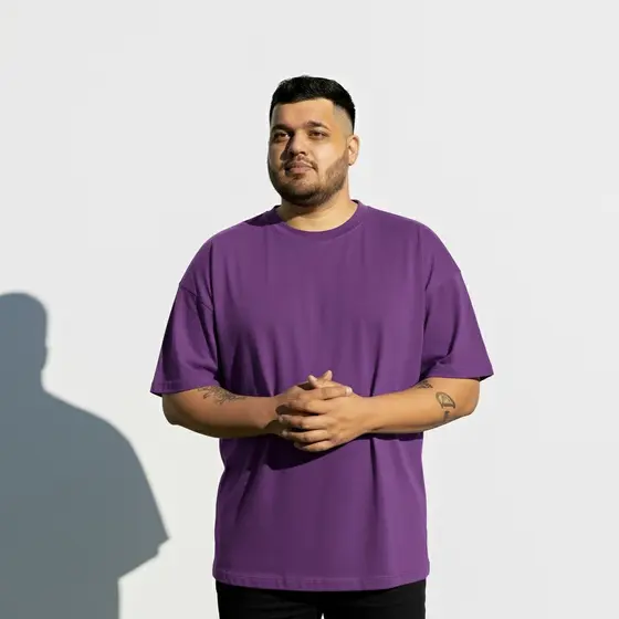 Camiseta Algodão G1, G2, G3, G4 Streetwear Oversized Plus Size