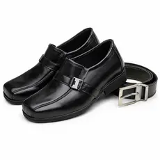 Kit Social Infantil Masculino Sapato Elegante + Cinto Infantil para Eventos