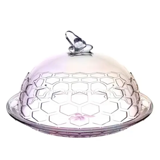 Queijeira De Vidro Bee Hauskraft 20x13,5