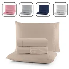 Kit Jogo De Lençol King 3 Pecas 600 Fios Toque Macio Confortável Enxoval Cama Casal Qualidade