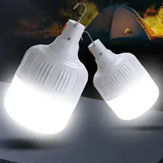 Lâmpada Led Iluminação Para Acampamento Camping Pescaria Usb Lampião