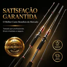 Vara Pesca Mar 1,65m Carbono Pistoleira Reta Longa Distância Isca Leve