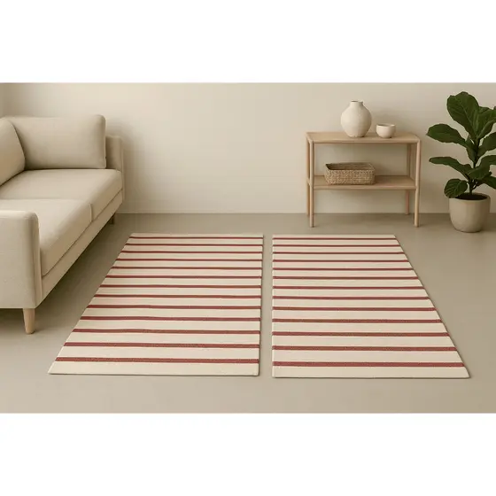KIT 2 TAPETINHOS 0,45X0,70m 100% ALGODÃO TECIDO PRÊMIO TAPETE ARTESANAL DECORAÇÃO LUXO