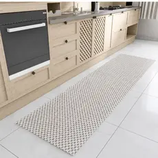 Passadeira Cozinha 1,50 x 0,45 Tapete 100% Algodão Premium Lavável na Máquina
