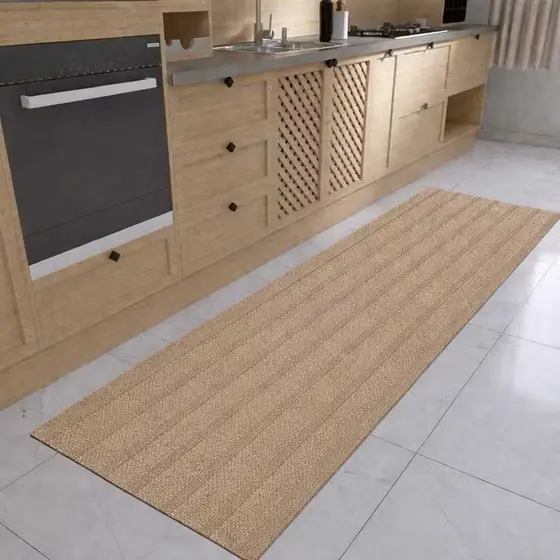 PASSADEIRA PARA COZINHA BOREAL 100% ALGODÃO 0,45X2,00m TAPETE ARTESANAL